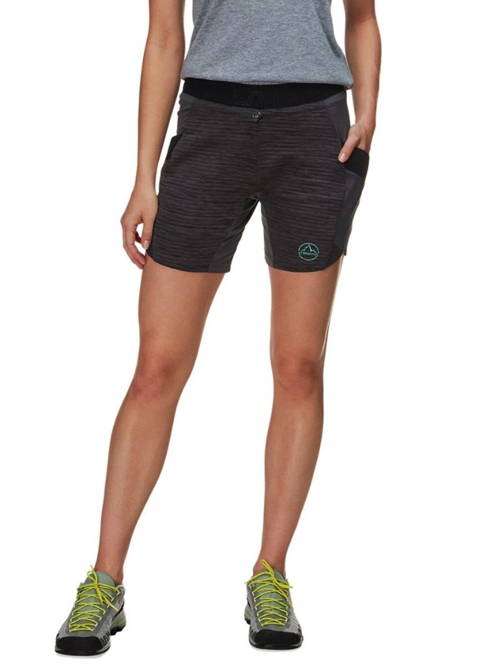 La Sportiva Circuit Climbing Shorts Women's XS Carbon Gray